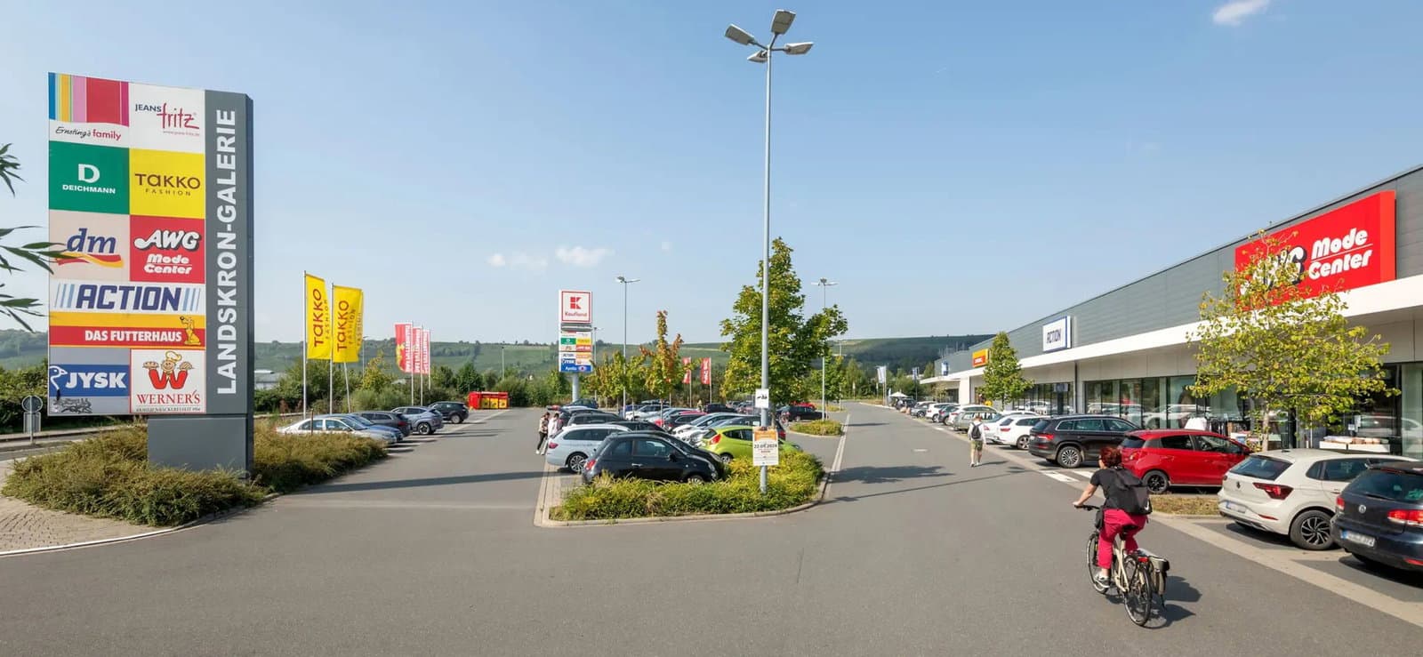 Außenansicht Shopping Center
